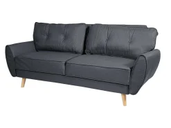 Vente-unique Klik-Klak En Bz Slaapbank-3-Zitsbank Mcw-J19, Stof/Textiel Antraciet