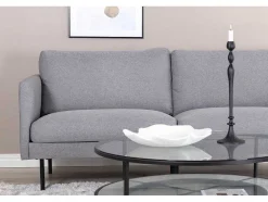 Vente-unique Modulair-Zoom Bank 2 Persoons Grijs.