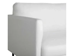 Vente-unique Stoffen Zitbank-Zoom Bank 2 Persoons Lichtbeige.