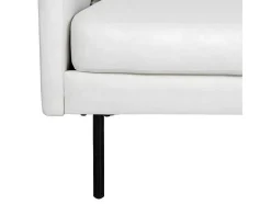 Vente-unique Stoffen Zitbank-Zoom Bank 2 Persoons Lichtbeige.