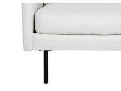 Vente-unique Stoffen Zitbank-Zoom Bank 2 Persoons Lichtbeige.