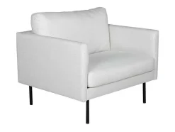 Vente-unique Aanbiedingen: Zitbank & Fauteuil-Zoom Fauteuil Lichtbeige.