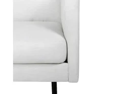 Vente-unique Aanbiedingen: Zitbank & Fauteuil-Zoom Fauteuil Lichtbeige.