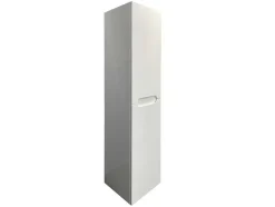 Vente-unique Dubbele Wastafel-Zwevend Wastafelmeubel Met Dubbel Inbouwbekken En Kast - Wit - 120 Cm - Selita