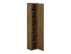 Vente-unique Badkamerkast-Zwevende Badkamerkast - 6 Legplanken - Lichte Houtlook - Kayla